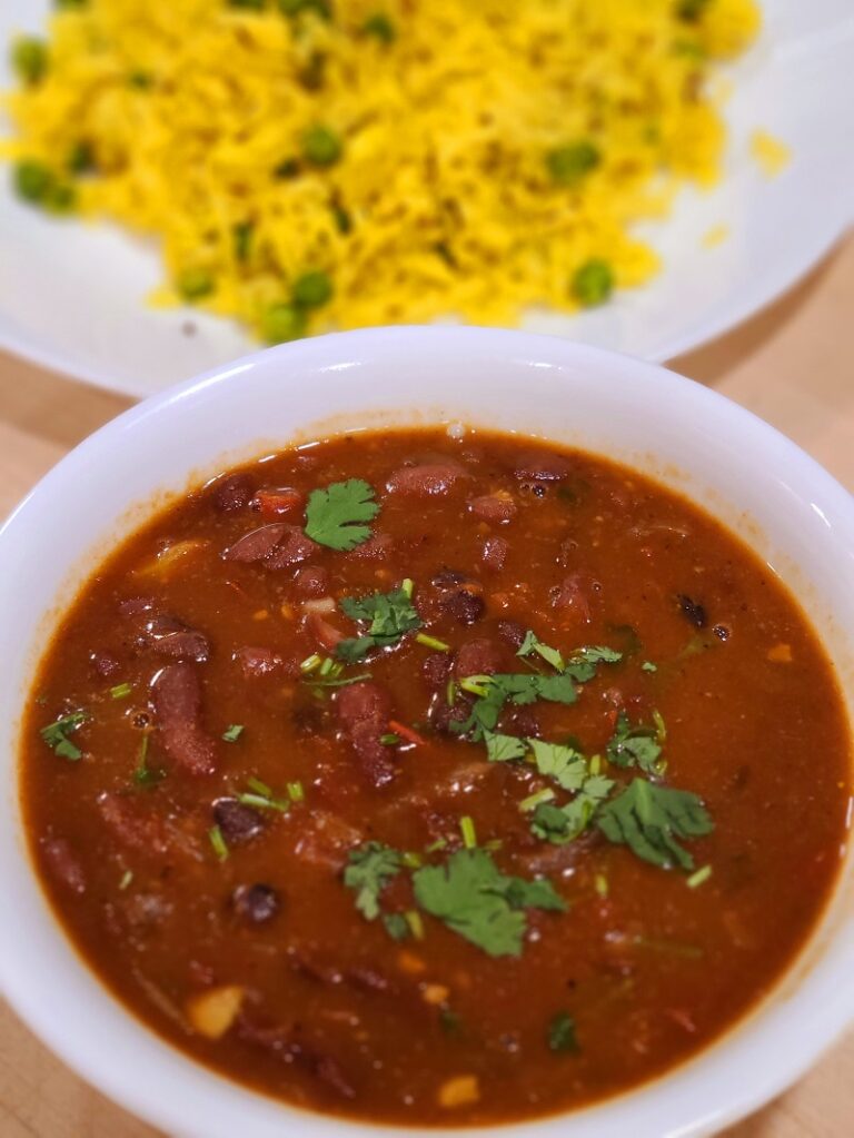 Fat-free Rajma or Curried Kidney Beans