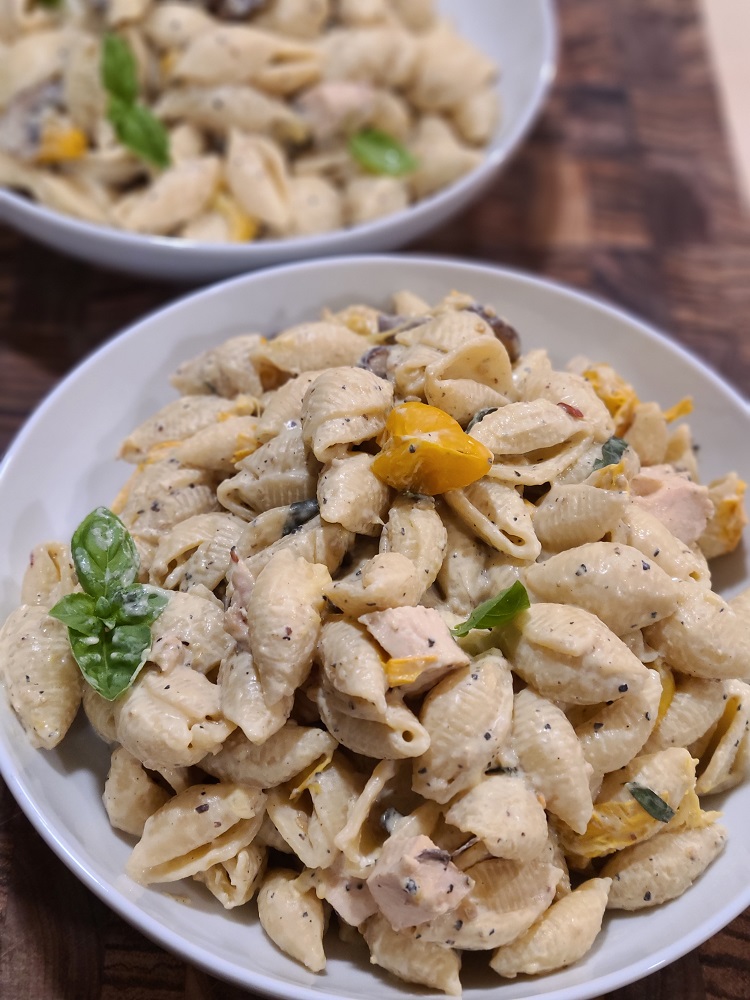 Fat-free Grilled Chicken TikTok Pasta