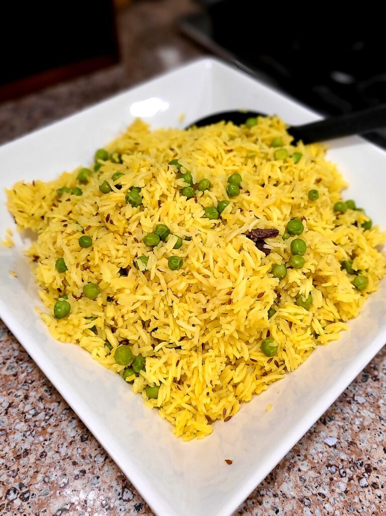 Fat Free Matar Pulao